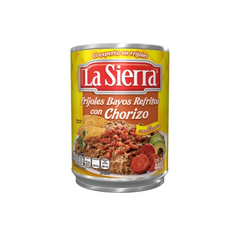 Sabormex Caja Frijol con Chorizo Sierra 440G/12P-DespensayMas-Sabormex