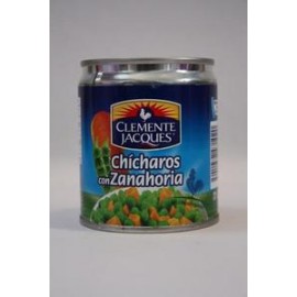 Sabormex Media Caja Chicharo con Zanahoria Clemente Jacques 220G/12P-DespensayMas-Sabormex