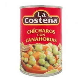 La Costeña Caja de Chícharo con Zanahoria 420G/24P-DespensayMas-La Costeña