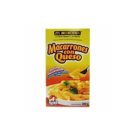 La Moderna Media Caja Sopa Macarron con Queso 200G/10P-DespensayMas-La Moderna