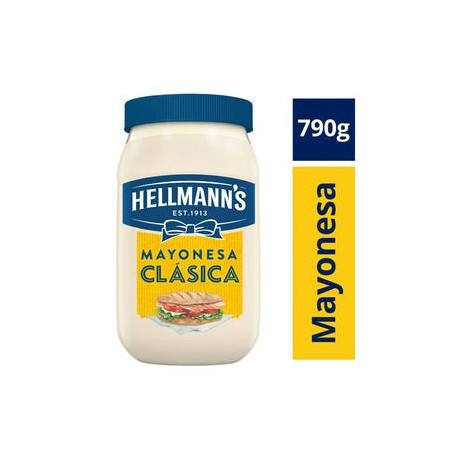 Unilever Caja Mayonesa Hellmans clasica 790M/12P-DespensayMas-Unilever