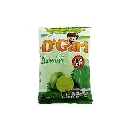 D´Gari Caja Gelatina Limon 840G/10P-DespensayMas-D´Gari