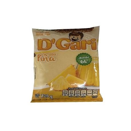 D´Gari Caja Gelatina Piña 720G/10P-DespensayMas-D´Gari