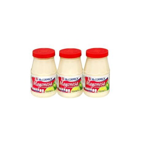 Herdez Mayonesa McCormick con Jugo de Limón 3P/390G - ZK-DespensayMas-Herdez