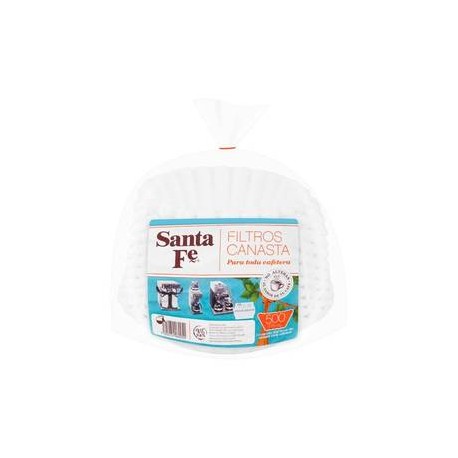 Santa Fe Filtros para Café Santa Fe Canasta 500P - ZK-DespensayMas-Santa Fe