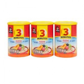 Pepsico Avena Quaker 3 Minutos 3P/375G - ZK-DespensayMas-Pepsico