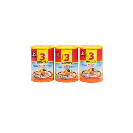 Pepsico Avena Quaker 3 Minutos 3P/375G - ZK-DespensayMas-Pepsico