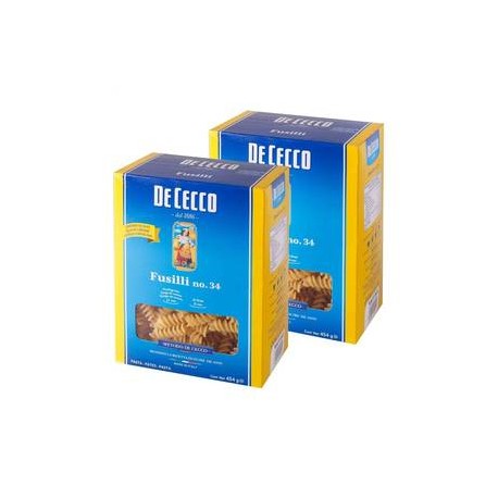 De Cecco Fusilli de Sémola De Cecco Pasta Pasta 2P/454G - ZK-DespensayMas-De Cecco