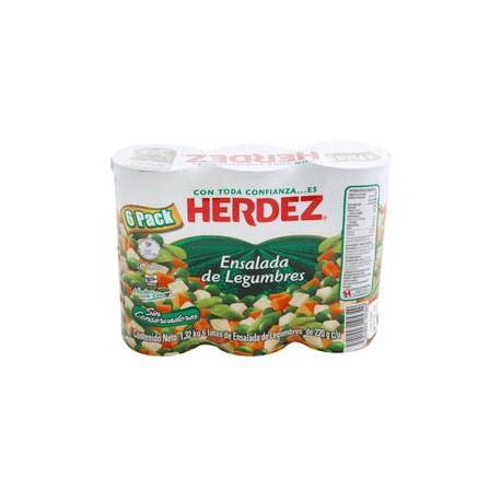 Herdez Ensalada de Legumbres Herdez 1.32K - ZK-DespensayMas-Herdez