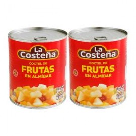 La Costeña Coctel de Frutas en Almíbar La Costeña 2P/850G - ZK-DespensayMas-La Costeña