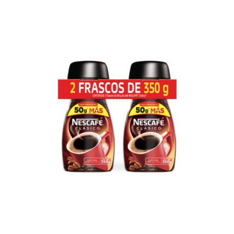 Nestlé Café clásico soluble Nescafe 2P/350G - KOZ-DespensayMas-Nestlé