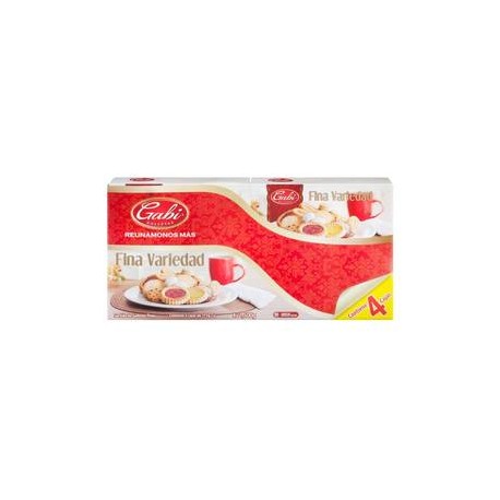 Grupo Bimbo Galletas Gabi Surtido Fino 4P/375G - ZK-DespensayMas-Grupo Bimbo