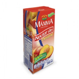 Maxima Caja Nectar de Durazno Maxima 200M/40P-DespensayMas-Maxima