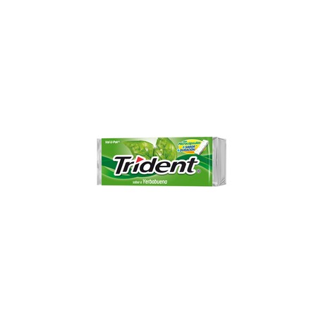 Mondelez Caja Chicle Trident Val U Pack Yerbabuena 12C/12P-DespensayMas-Mondelez