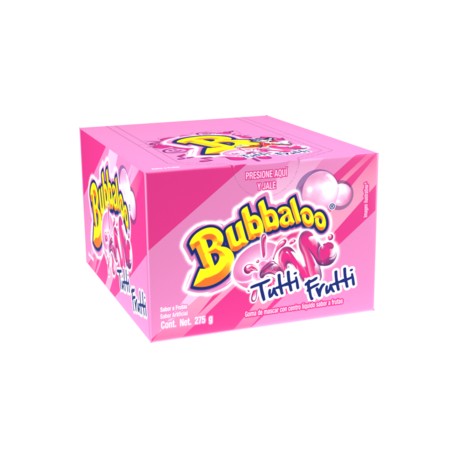 Mondelez Media Caja Chicle Bubbaloo Tutti Frutti 16C/50P-DespensayMas-Mondelez