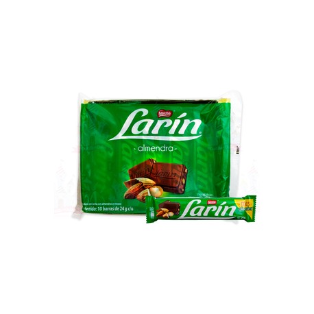 Nestlé Media Caja Chocolates Nestlé Larin Almendra 15EX/10P/24G-DespensayMas-Nestlé