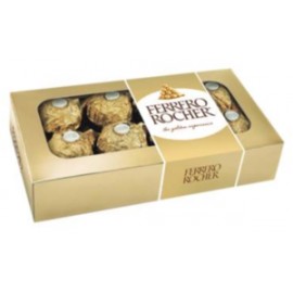 Ferrero Media Caja Chocolates Ferrero Rocher 102G/10EX/8P-DespensayMas-Ferrero