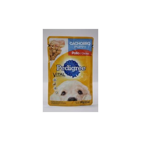 Effem Caja Pedigree Cachorro Pollo 100G/40P-DespensayMas-Effem