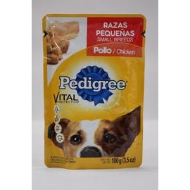 Effem Caja Pedigree Razas Pequeñas Pollo 100G/40P-DespensayMas-Effem