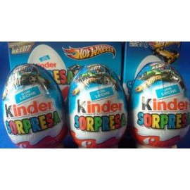 Ferrero Caja Chocolate Huevo Kinder Sorpresa Hot Wheels T8 12C/8P-DespensayMas-Ferrero