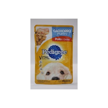 Effem Media Caja Pedigree Cachorro Pollo 100G/20P-DespensayMas-Effem