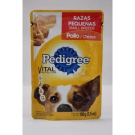 Effem Media Caja Pedigree Razas Pequeñas Pollo 100G/20P-DespensayMas-Effem