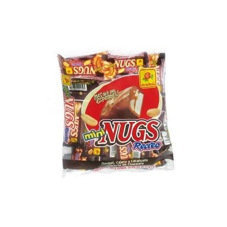 DeLaRosa Media Caja Chocolate Mini Nugs 9C/24P-DespensayMas-DeLaRosa