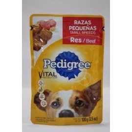 Effem Media Caja Pedigree Razas Pequeñas Res 100G/20P-DespensayMas-Effem