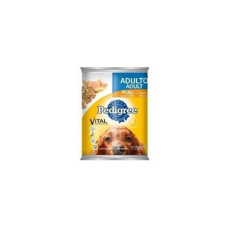 Effem Caja alimento para perro Pedigree molida de pollo 24P/375G-DespensayMas-Effem