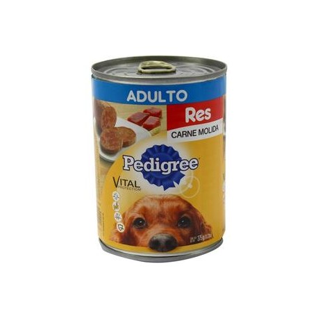 Effem Caja comida para perros pedigree molida res 375G/24P-DespensayMas-Effem