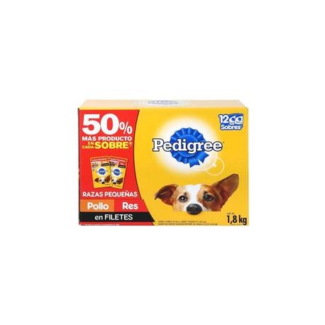 Effem Alimento para Perro Pedigree Razas Pequeñas 12P/150G - ZK-DespensayMas-Effem