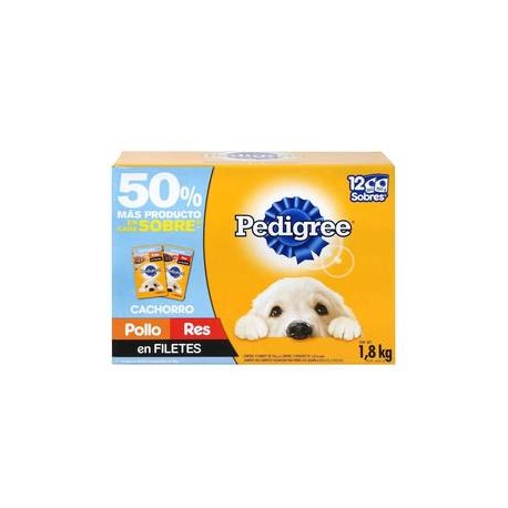 Effem Alimento para Perro Pedigree Cachorro 12P/150G - ZK-DespensayMas-Effem