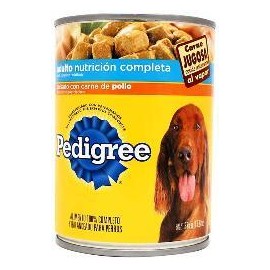 Effem Caja alimento para perro Pedigree trozo de res 625G/12P-DespensayMas-Effem