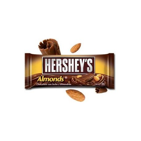 Hersheys Media Caja Chocolate Barra Hersheys Almendra 7C/6P-DespensayMas-Hersheys