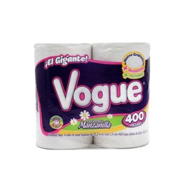 Kimberly Clark Colchon Papel higiénico Vogue 400h/24p/4r-DespensayMas-Kimberly Clark