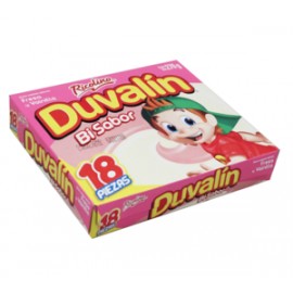 Joyco Media Caja Dulce Cremoso Joyco Duvalin Vainilla y Fresa 12C/18P-DespensayMas-Joyco