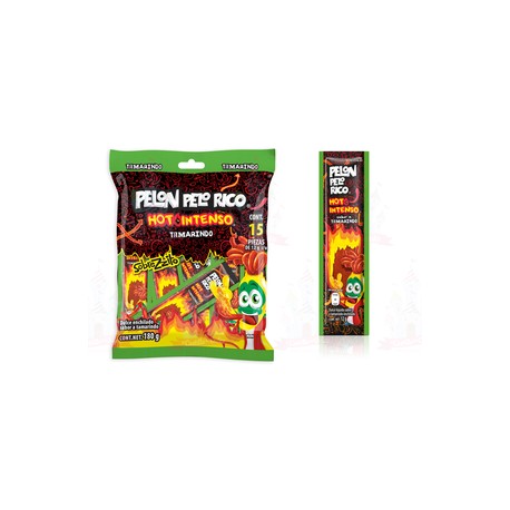 Hersheys Caja Dulce Enchilado Pelon Pelo Rico Hot Intenso sobrezzito 24B/15P/12G-DespensayMas-Hersheys