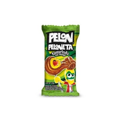 Hersheys Caja Paleta Caramelo Enchilado Pelon Peloneta Tamarindo con Mango 18B/18P-DespensayMas-Hersheys