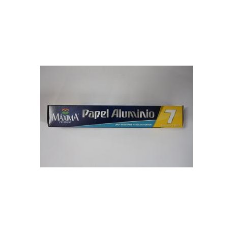 Maxima Caja Papel Aluminio Maxima 7M/24/14MI-DespensayMas-Maxima