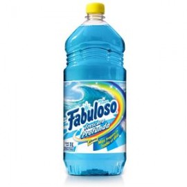 Colgate Palmolive Caja Limpiador Fabuloso Mar Fresco 1L/12P-DespensayMas-Colgate Palmolive