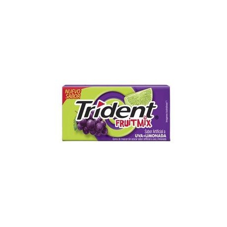 Mondelez Caja Chicle Trident Val U Pack Fruit Mix 12C/12P-DespensayMas-Mondelez