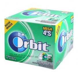 Mondelez Caja Chicle Orbit 4S Hierbabuena 24C/40P-DespensayMas-Mondelez