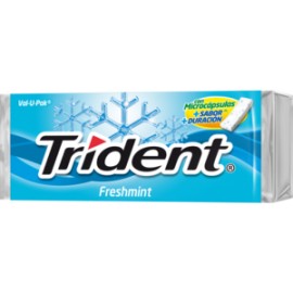 Mondelez Caja Chicle Trident Val U Pack Fresh Mint 12C/12P-DespensayMas-Mondelez