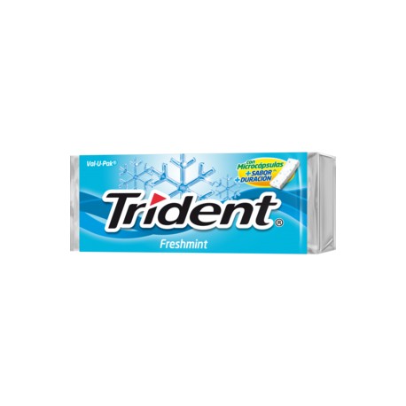 Mondelez Caja Chicle Trident Val U Pack Fresh Mint 12C/12P-DespensayMas-Mondelez