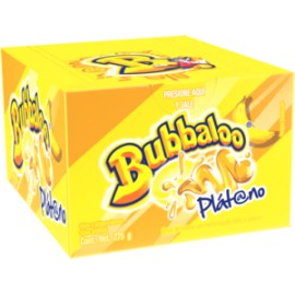 Mondelez Caja Chicle Bubbaloo Platano 32C/50P-DespensayMas-Mondelez