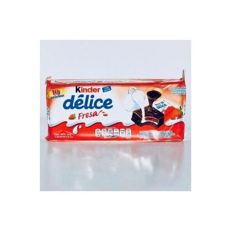 Ferrero Caja de Chocolate Kinder Delice Fresa 14C/10P-DespensayMas-Ferrero