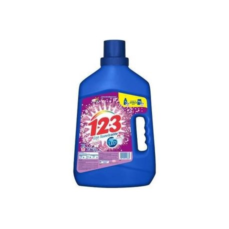 Henkel Media Caja Detergente 123 con Suavizante 4.65L/2P-DespensayMas-Henkel