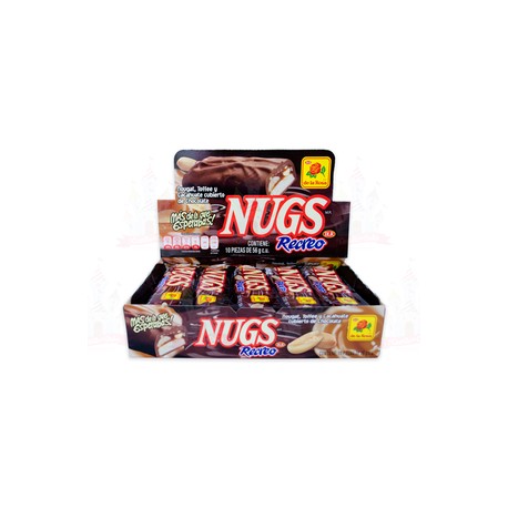 La Rosa Caja de Chocolate Nugs Recreo 20C/10P-DespensayMas-La Rosa