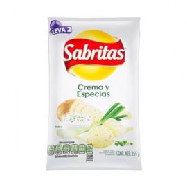 Pepsico Papas Sabritas Crema y Especias 255G - ZK-DespensayMas-Pepsico