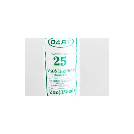 Dart Caja Vaso Térmico Dart No.12 40P/25V-DespensayMas-Dart